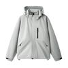 Unisex Hooded Windproof Waterproof Outdoor Jacket Hiking Camping Fall Lightweight Breathable Raincoat