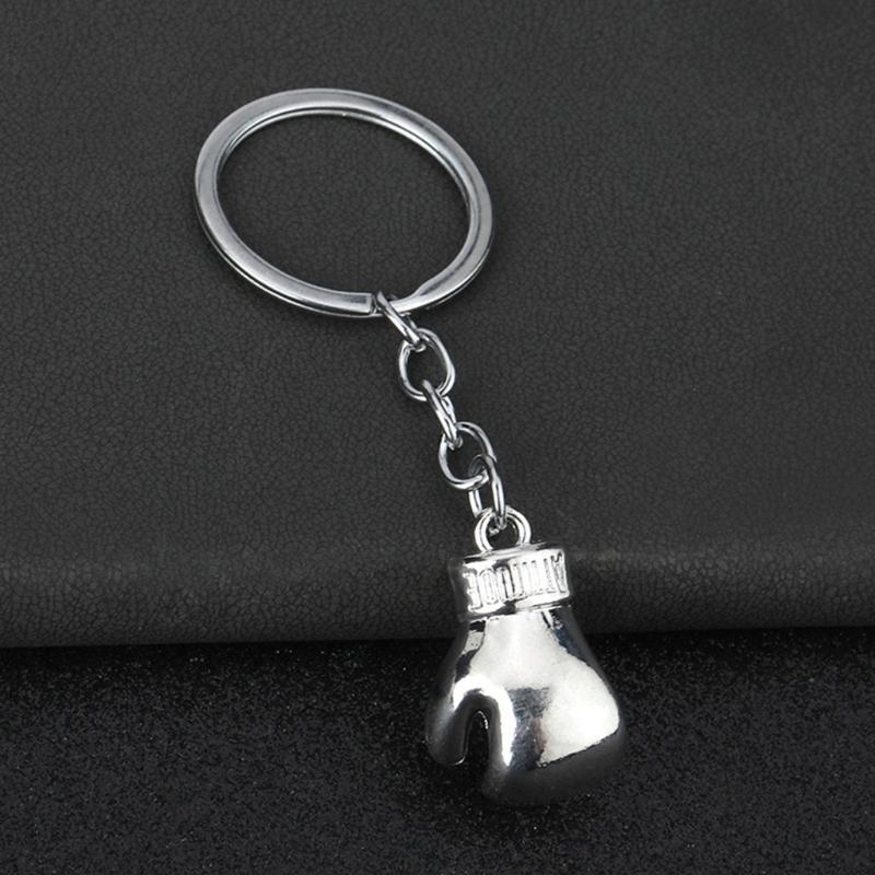 Decorative Boxing Glove Inspired Keychain Featuring Fine Craftsmanship Fighting Gloves Key Organiser Pendant