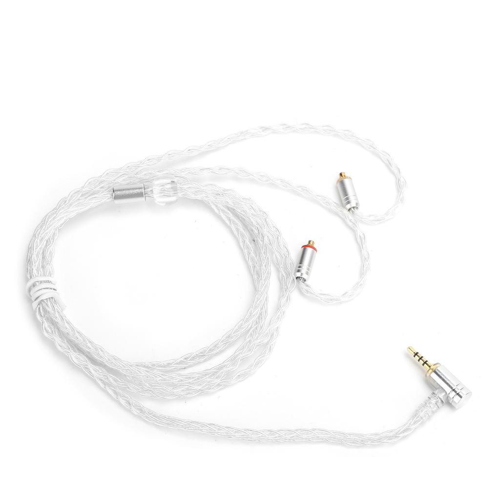 25 Core Silver Plated Cable OFC Upgrade Audio Cable for MMCX Connector for Shure SE215Transparency 2.5 Balanced Head