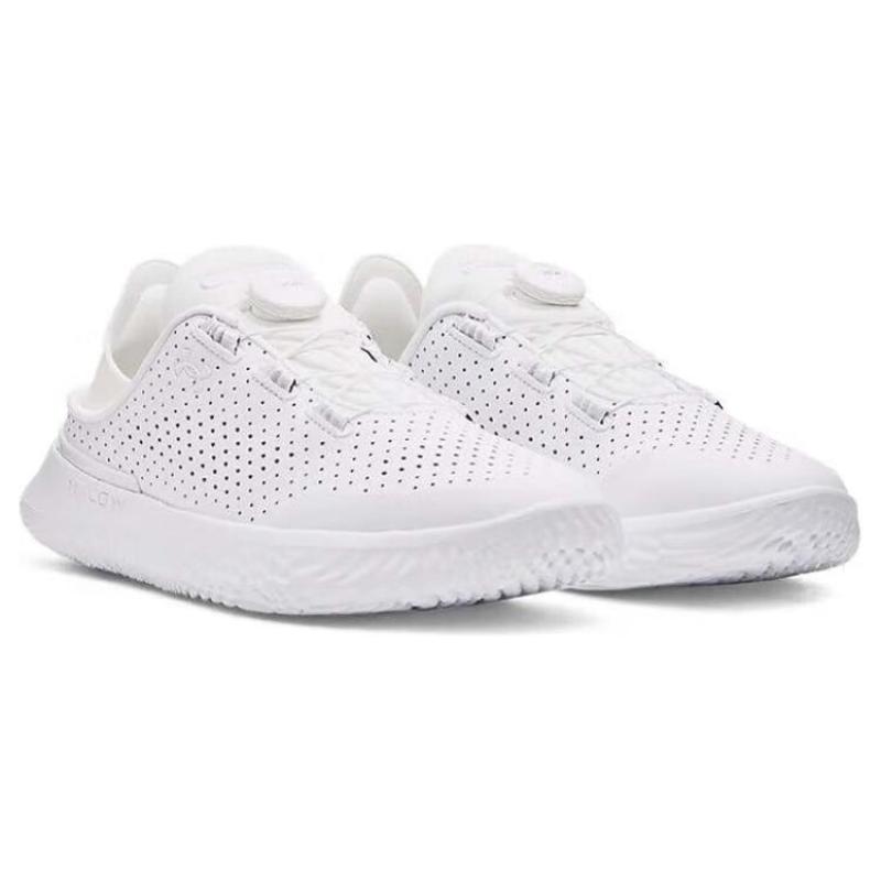 Under Armour SlipSpeed Cushioning, Wear Resistant Low Top Casual Shoes Unisex White Sneakers 3027049-125