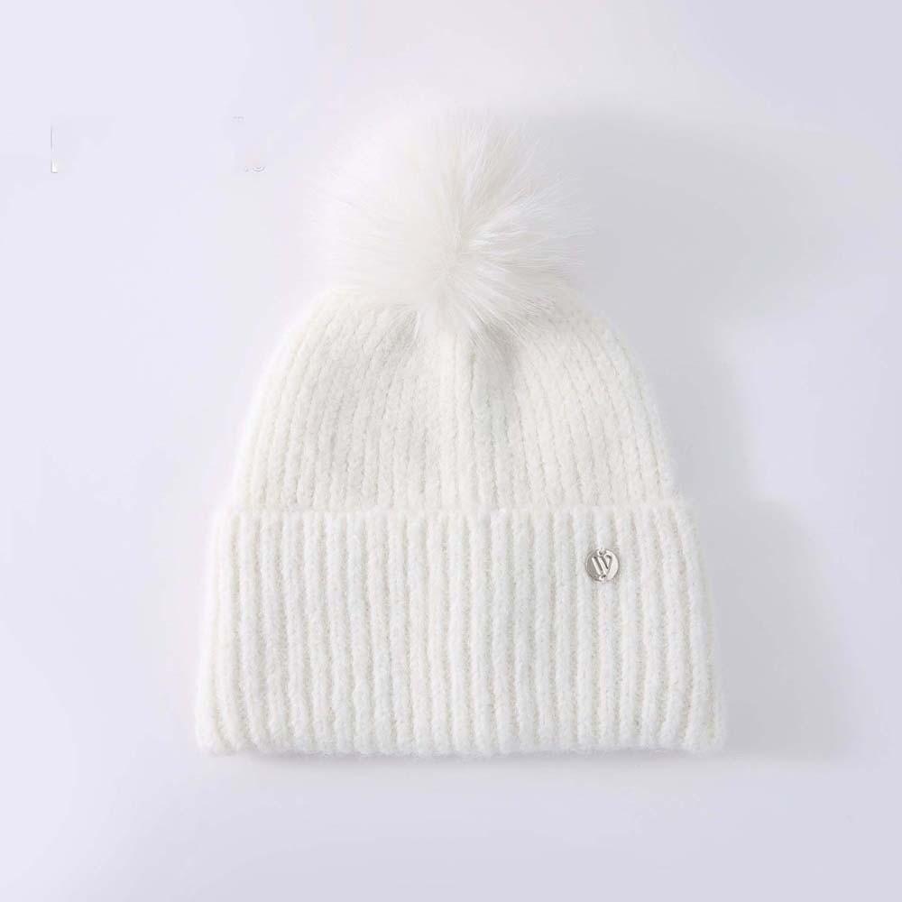 

Korean Style Twists Knitted Hat Trendy Brimless Beanie Cap Earflap Hat Woolen Hat Women Style 1
