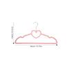 10pcs Heart Shaped Clothes Hanger Durable Coat Hanger Drying Rack Space Saver Wardrobe Storage Hanging Shelf