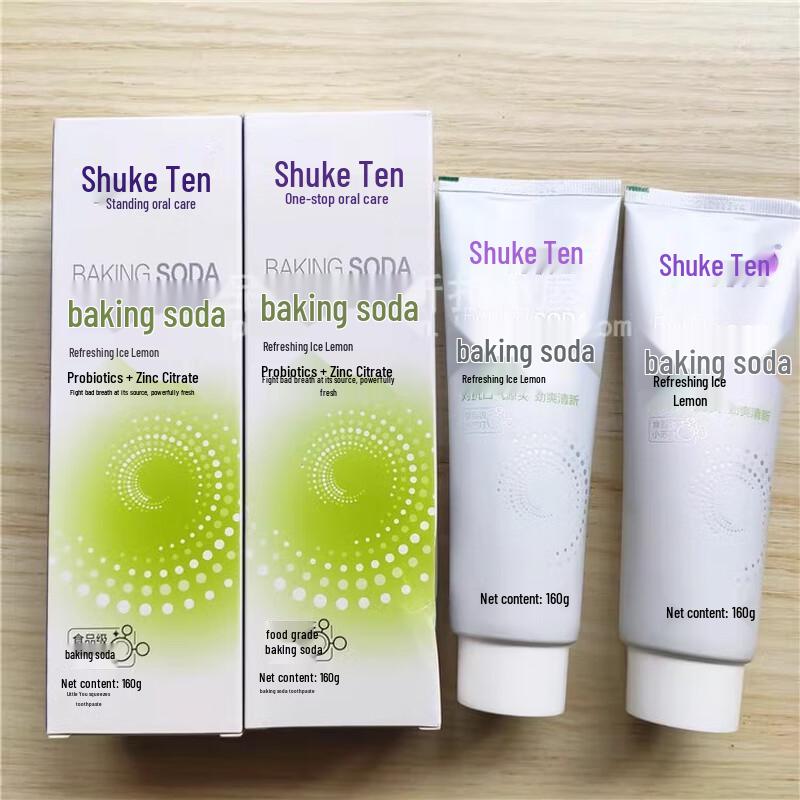 Shuke Refreshing Icy Lemon Baking Soda Toothpaste