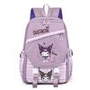 Cool Lomi Kuromi Backpack Student Schoolbag Anime Cartoon Print Junior High School High School Large Capacity Schoolbag