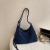 Denim Bags Women's Fashion Large Capacity Commuter Shoulder Underarm Bags College Students Class Tote Bags