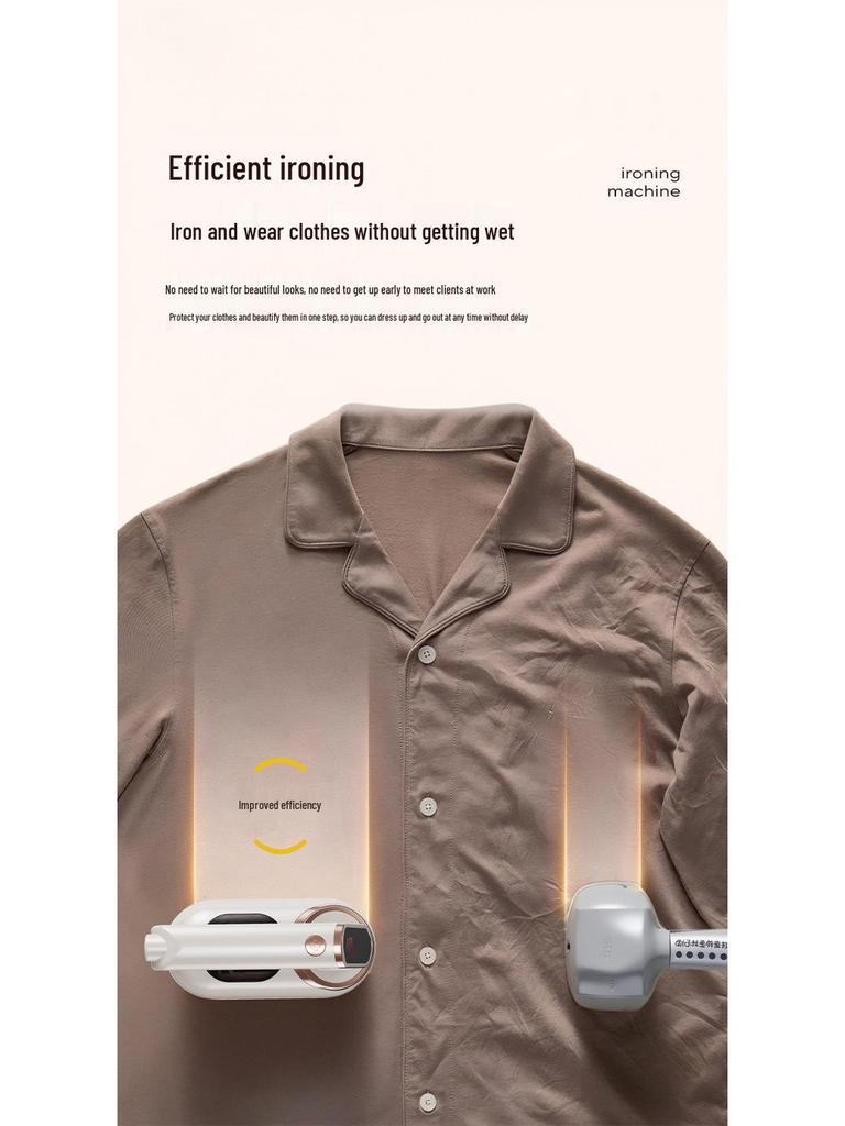 Portable Handheld Garment Steamer: Compact Cross-Border Iron for Quick Clothes Pressing