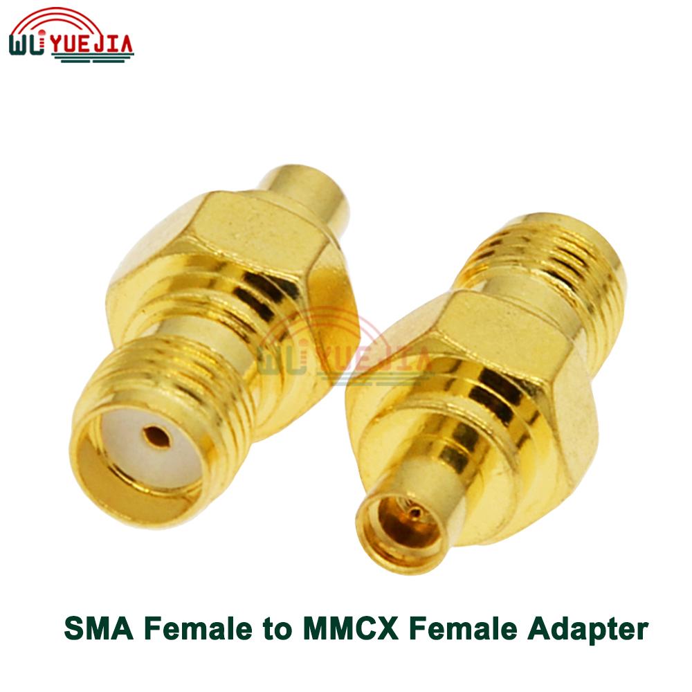 2Pcs/Lot RF Adapter SMA to SMB/SMC/MCX/MMCX Male Plug or Female Jack Straight 50 ohm RF Coaxial Connector Gold Plated Brass