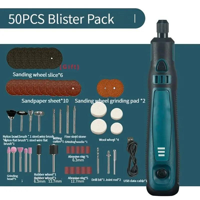 

Multifunctional Mini Electric Grinder Handheld Polishing Tool Rechargeable Carving Pen For Household Craft And Carving Projects