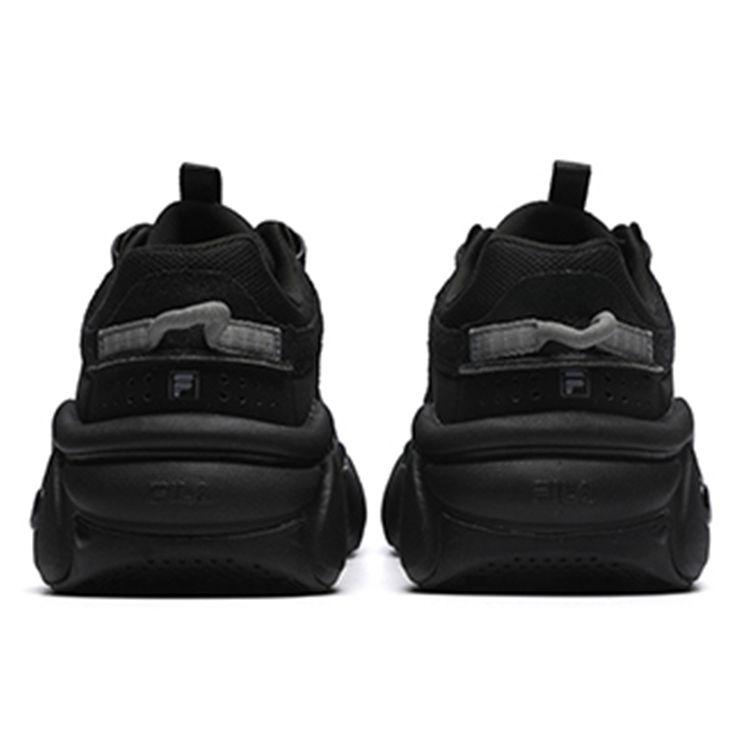 Fila Panini Fashionable Versatile Comfortable Simple Low-Top Retro Basketball Shoes Women Sneaker Black F12W141223FBK