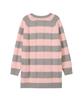Pandora Fit Luna Stripe Knit Dress (Melange Gray)