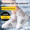 Men’s Waterproof Anti-Slip Mid-Calf Rain Boot Covers for Travel & Cycling