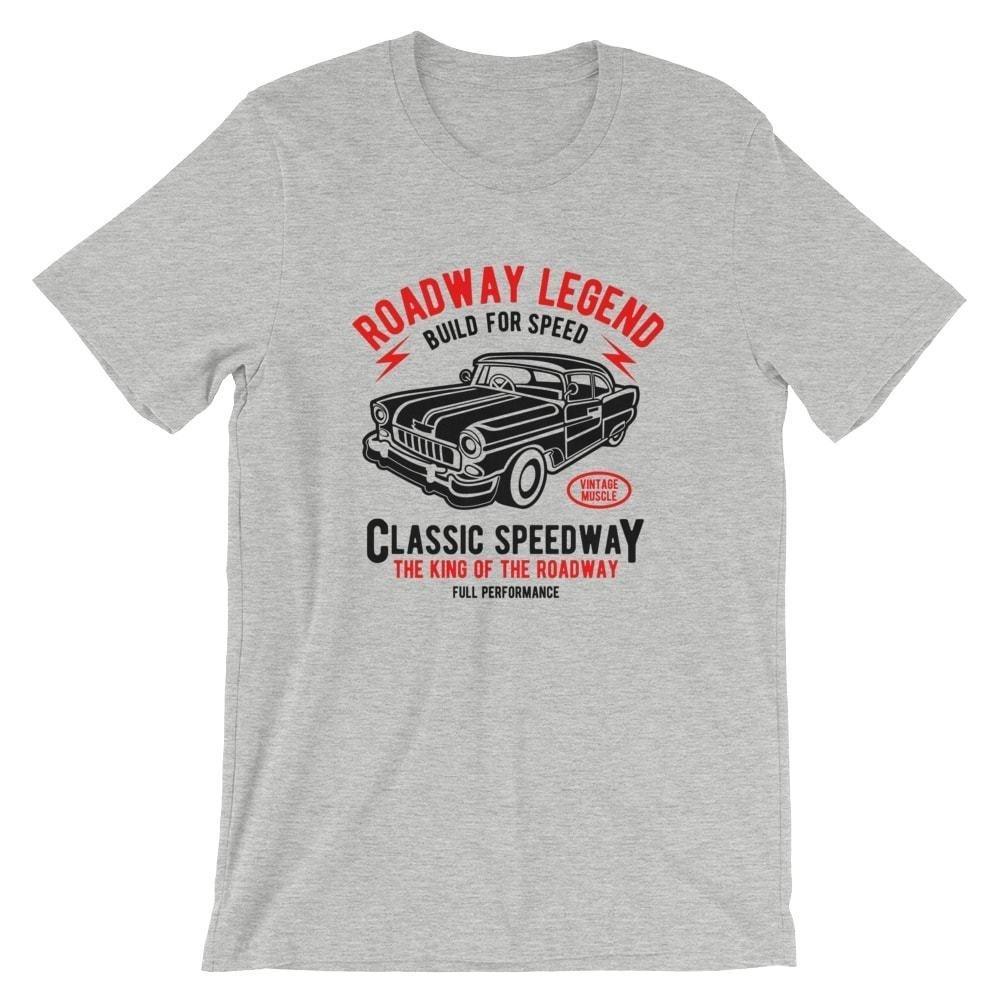 Roadway Legend T-Shirt. Auto Speedway 100% Cotton Premium Tee NEW