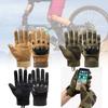Tactical Black Half Finger Gloves For Outdoor Sports Durable Anti-slip Protection For Cycling And Fitness