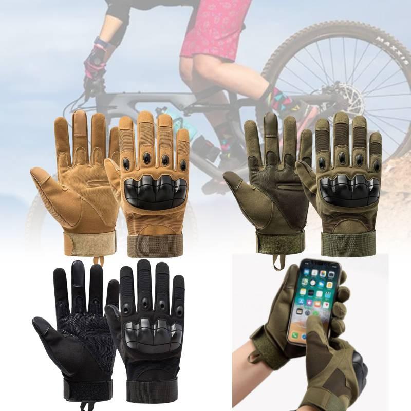 Tactical Black Half Finger Gloves For Outdoor Sports Durable Anti-slip Protection For Cycling And Fitness