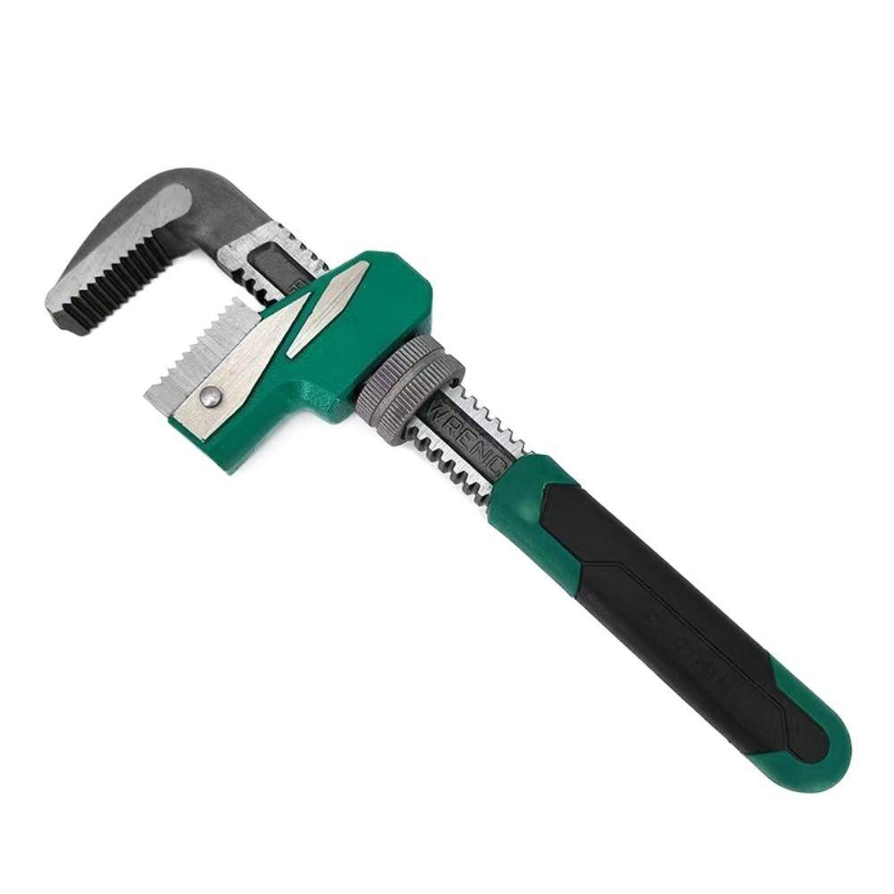 F-Type Pipe Vise Wrench with Extension Pipe Spanner Versatile Adjustable Wrench Plumbing Repair