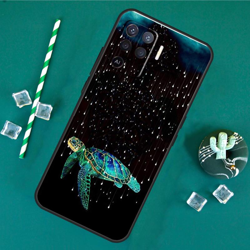 Sea Turtle Phone Case For Oppo A18 A38 A58 A78 A98 A40 A60 A80 A91 A15 A17 A74 A94 A54 A57S A16 A76 A96
