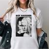 Maglietta Vintage Boy Harsher Bianca Manica Corta, Maglietta Boy Harsher Unisex