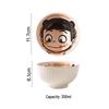 Nezha Cartoon Ceramic Children's Rice Bowl