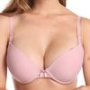 Women Comfortable Small Chest Push Up Smooth Lace Bow Bra