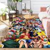 1Pc One Piece Characters Collage Rug, Office Carpet Indoor Outdoor Doormat, Non-Slip, Comfortable, Living, Christmas Halloween,  Xmas Gift L1175