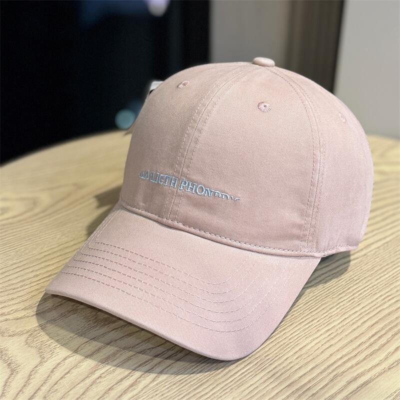 British style hat baseball cap men's alphabet sun protection visor women's fashion casual soft top cap