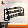 Iron Fox Fixed Dumbbell Set with Rack