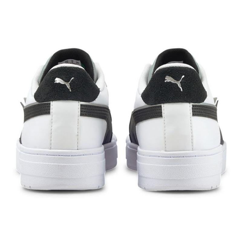 PUMA Ca Pro Tech Unisex Canvas Lightweight Wear-resistant Low Skate Shoes White Black 381225-02