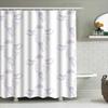 Purple Cow Print Shower Curtain Home Decor Bathroom Liner 3D Waterproof Fabric Purple Cows Design For Children'S Bathrooms Size: