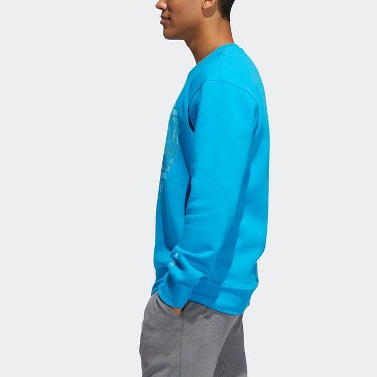 adidas STAR WARS Sweatshirts Men's Blue Crew Neck Moderate Regular FN3237