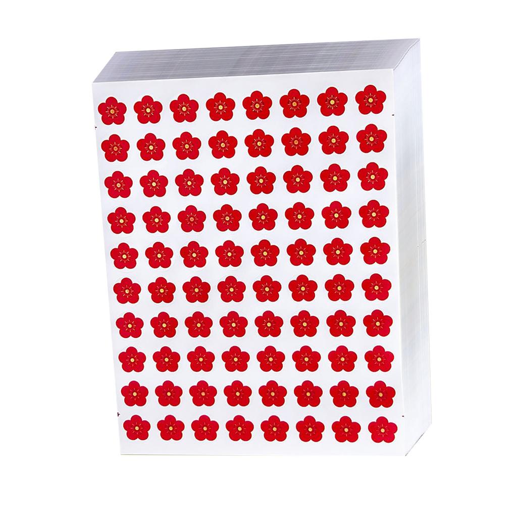 800pcs Reward Stickers Little Red Flowers Reward Stickers Students Self Adhesive Stickers for Kinder