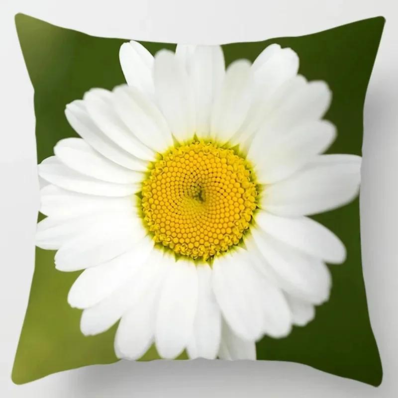 Luxury Home Decor Cushion Cover Office Decor Pillow Cover Tropical Plant Close Up Cactus Pattern Pillow Cover