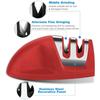 Knife Sharpener, 2-Stage Preset Coarse & Fine Slots Knife Sharpening, Professional Knife Sharpeners for Kitchen Knives