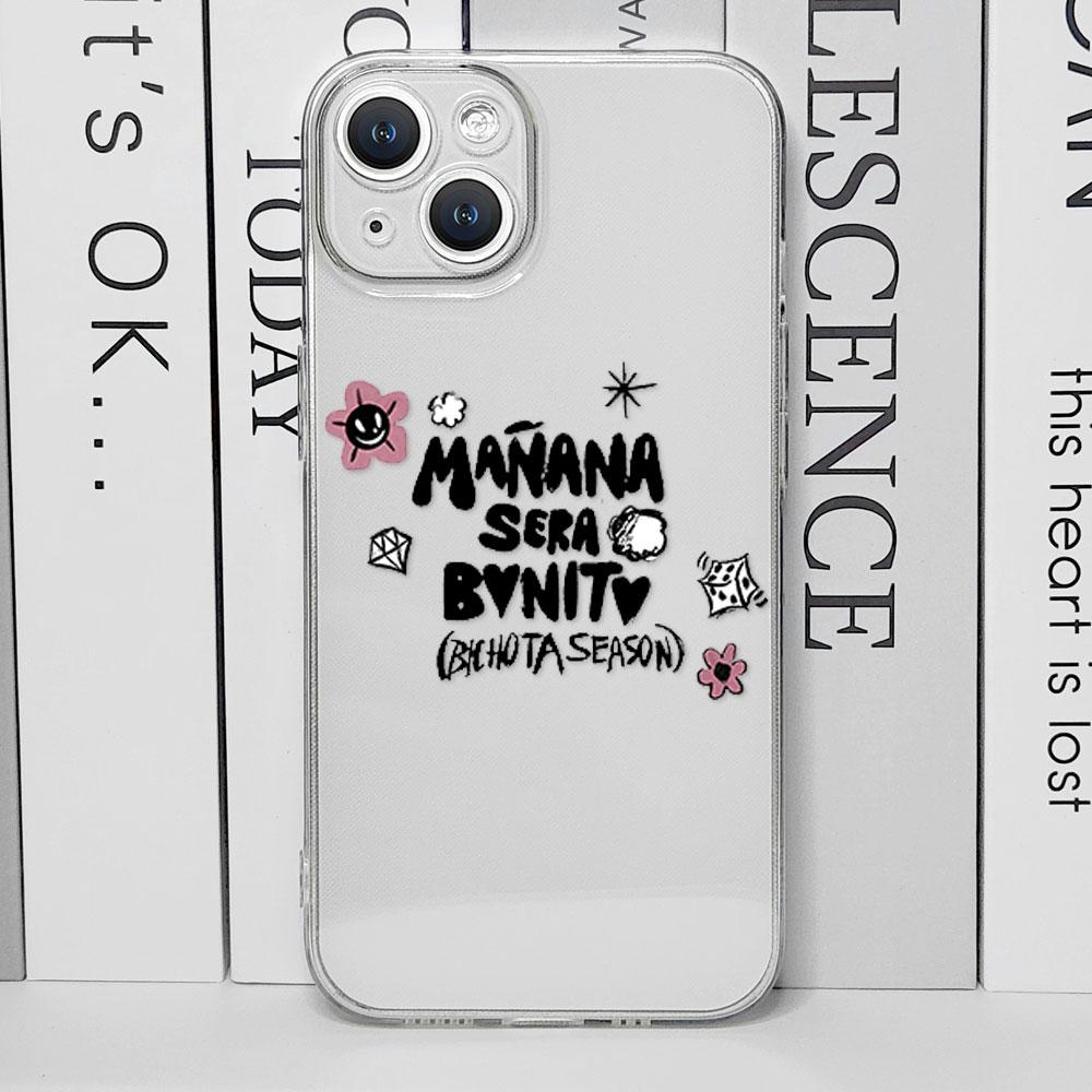 

Karol G Manana Sera Bonito Phone Case for IPhone 16 15 14 13 12 11 Pro Max Mini 7 8 Plus SE20 X XS MAX Fundas Soft Silcone Cover For iPhone 14 ProMax