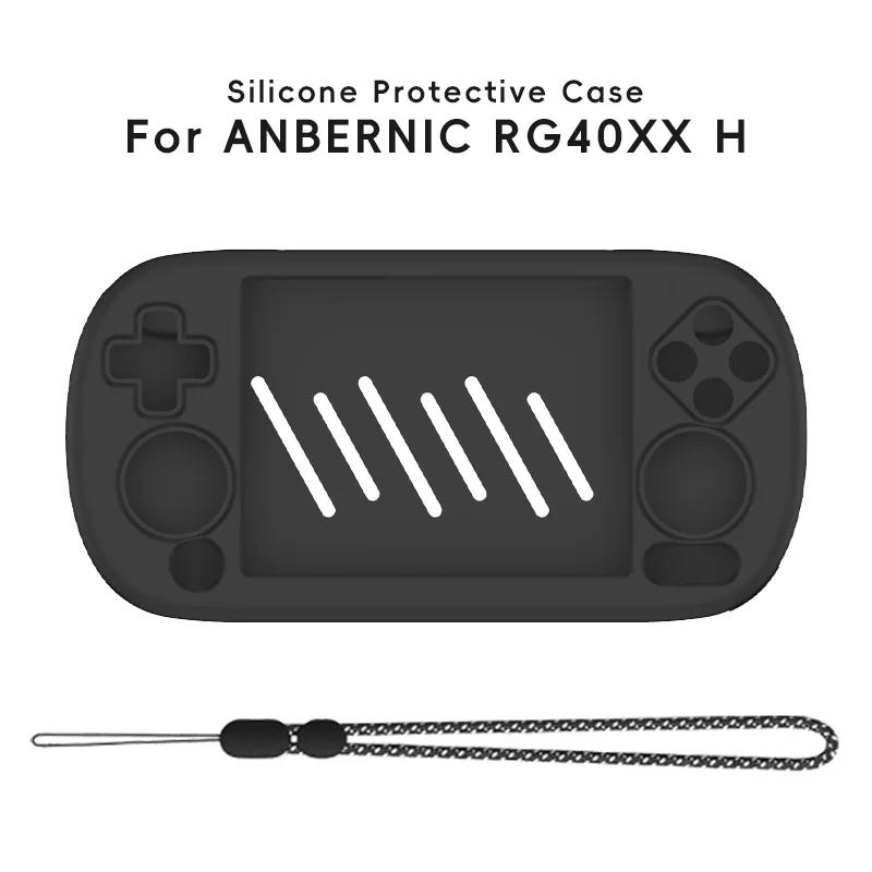 Soft Silicone Case for ANBERNIC RG35XX PLUS RG556 RG40XXV Game Console Protector Shell for RG40XX H  Game Accessories