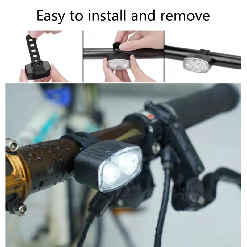 Waterproof Bike Front and Back Lights with High Intensity LEDs Simple Installs for Commuters & Outdoor Enthusiasts