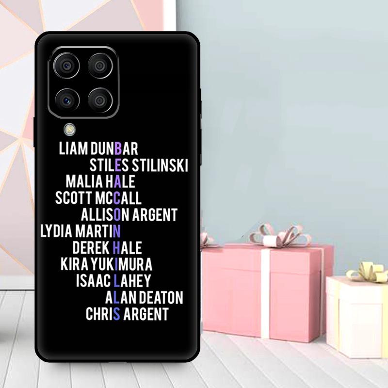 Teen Wolf Beacon Hills Case For Samsung Galaxy M36 M12 M52 M06 M16 M56 M33 M15 M55 M31 M13 M14 M53 M32 M35 M34 M54