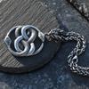 Punk Double Ouroboros Pendant Gothic Animal Eternal Snake Necklace Men Cool Hip Hop Trendy Party Jewelry
