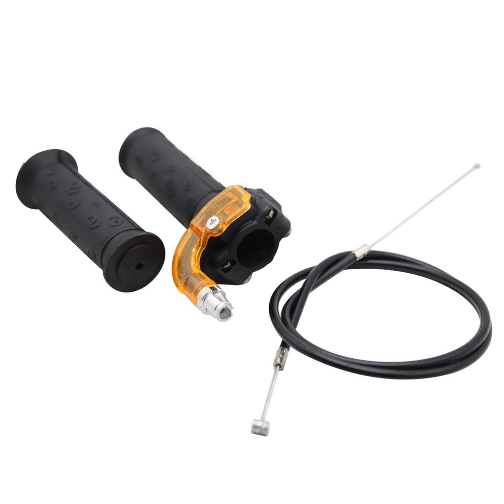7/8'' 22mm Twist Throttle Accelerator Grip and 39''cable for 47cc 49cc 2-stroke 4 Wheeler Quad