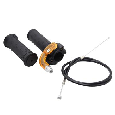 7/8'' 22mm Twist Throttle Gaspedal Grip und 39'' Kabel für 47cc 49cc 2-Takt 4 Wheeler Quad
