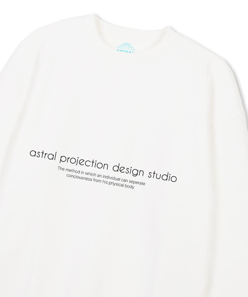 ASTRAL PROJECTION Ap Design Studio Loose Fit Sweatshirt_White
