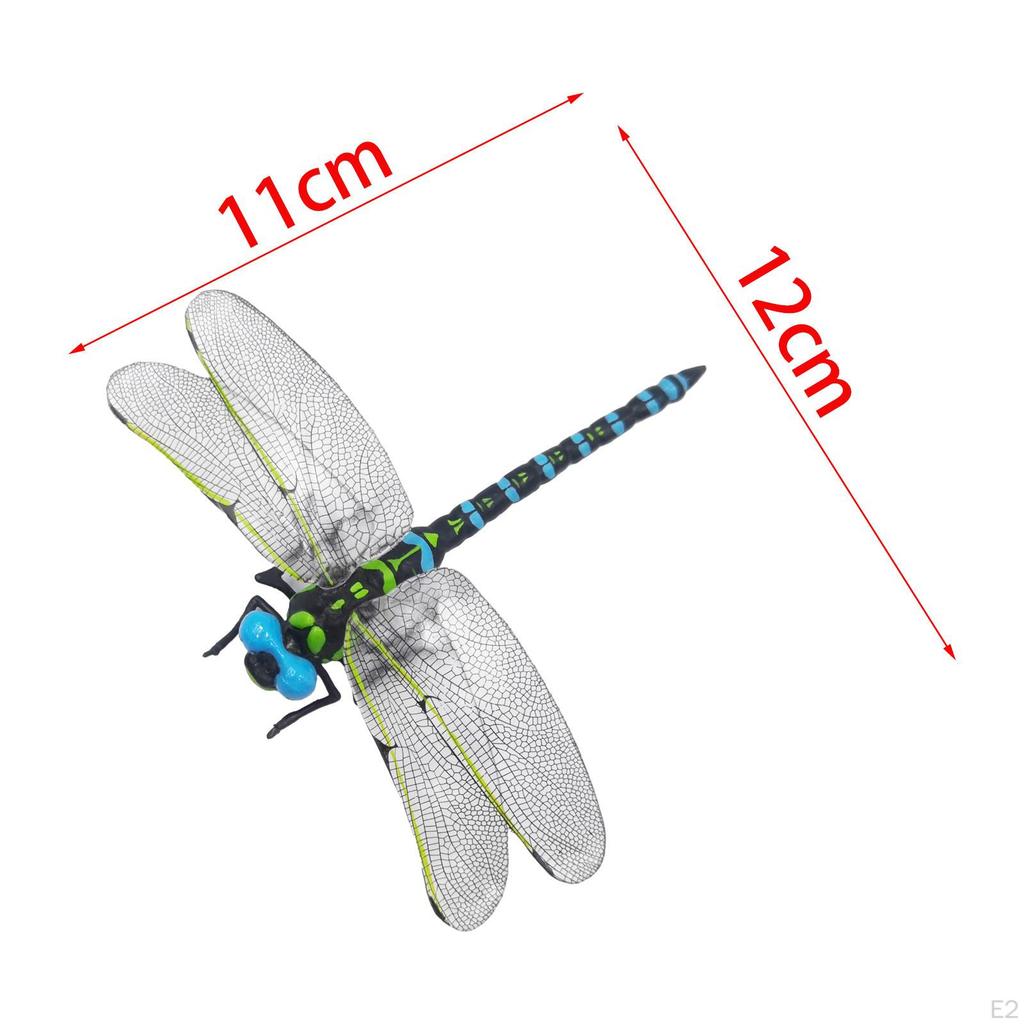 Dragonfly Model Garden Hanging Ornament Toy Collectible Crafts Sculpture Outdoor Decor for