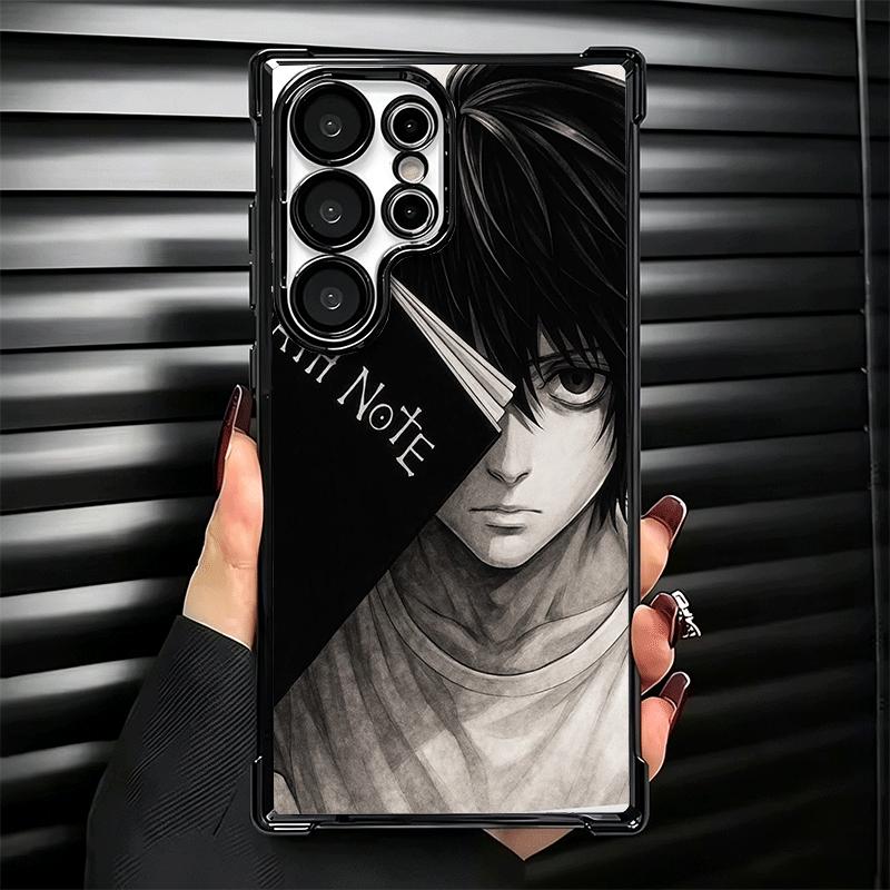 N-Notes D-Deaths L Lawliet Soft Phone Case For Samsung Galaxy S26 Ultra S25 Edge S24 FE S23 Plus S22 S21 + S20 Plating Anti-Fall