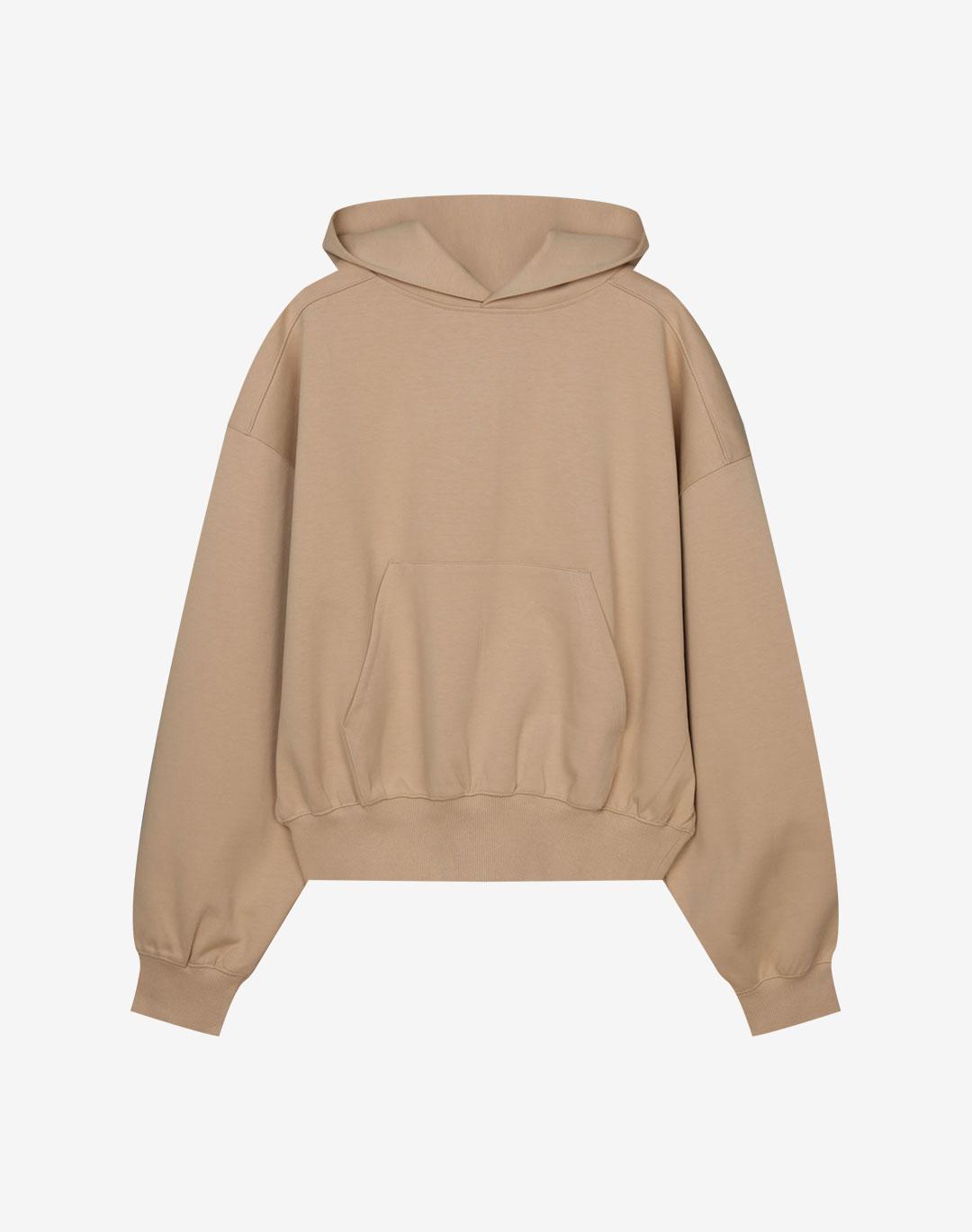 Adrielos Border Sweat Hoodie [Beige] M