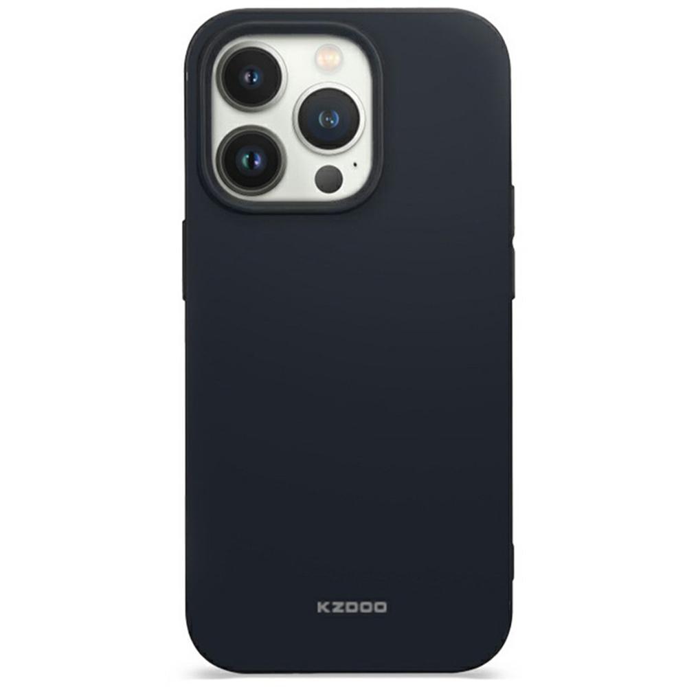 KZDOO Q Series For iPhone 16 Pro Max Case Frosted Back Anti-Fingerprint TPU Phone Cover