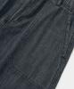 Columbia University Columbia Trajan Label Belted Denim Long Skirts Black Denim