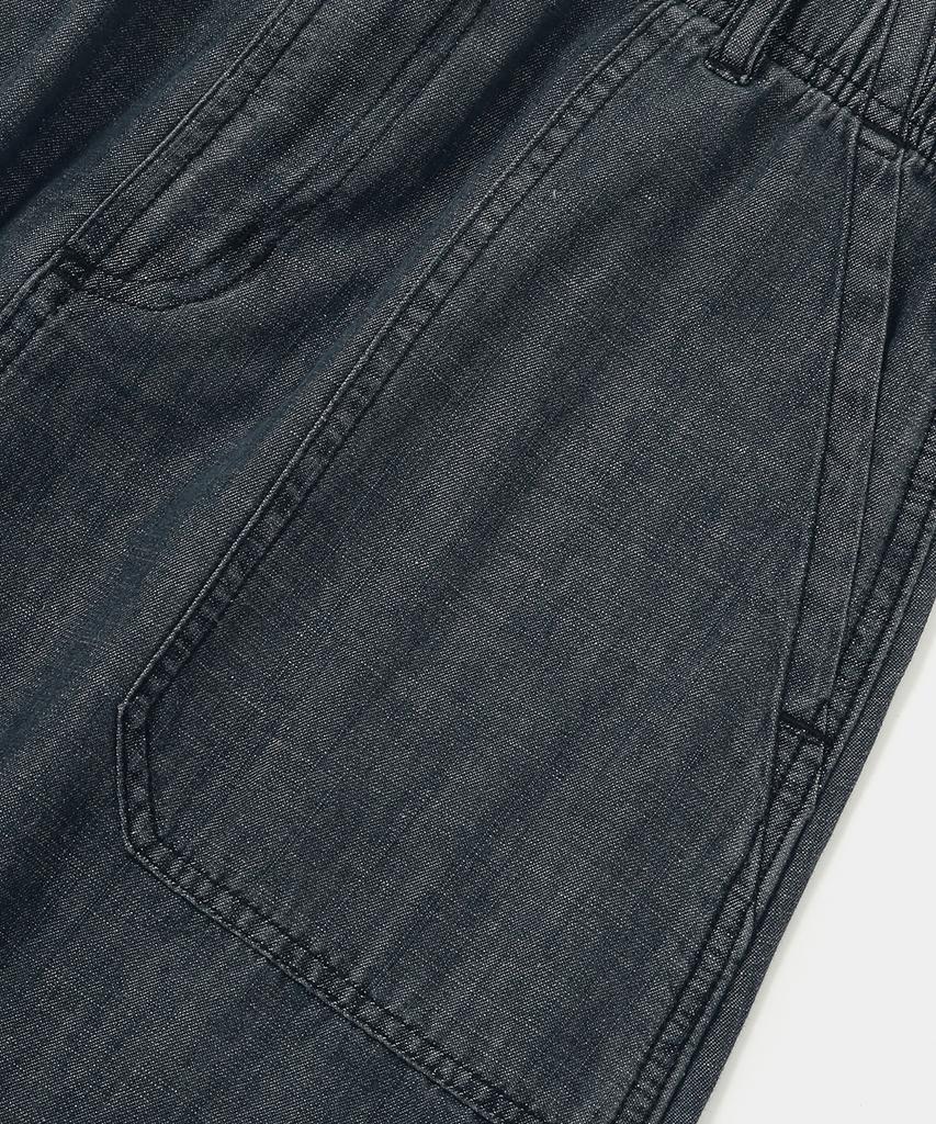Columbia University Columbia Trajan Label Belted Denim Long Skirts Black Denim