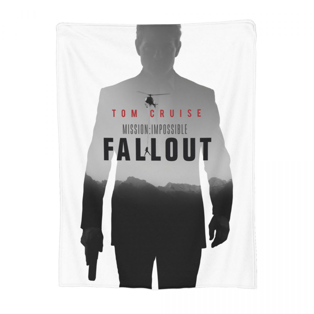 

Mission Impossible Movie Blankets Flannel Tom Cruise Multi-function Warm Throw Blankets for Bedding Couch Rug Piece 75x90cm