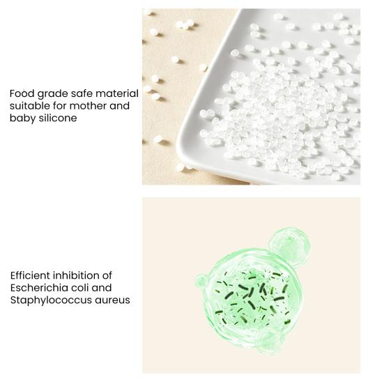Silicone Bath Brush Silicone Gentle Exfoliating Three-Finger Anti-Slip Grip Body Scrubber Sensitive Skin Massage Tool
