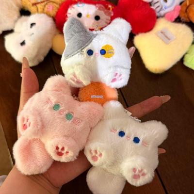 Adorable Plush Long Tail Keychain: Soft Husband and Wife Doll Backpack Charm and Gift