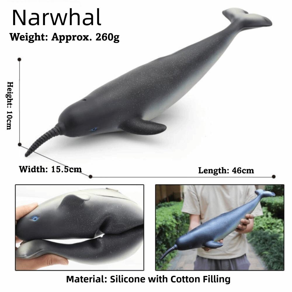 Large Size Ocean Animals Action Figures Great White Shark Model  Ocean Animal Simulation